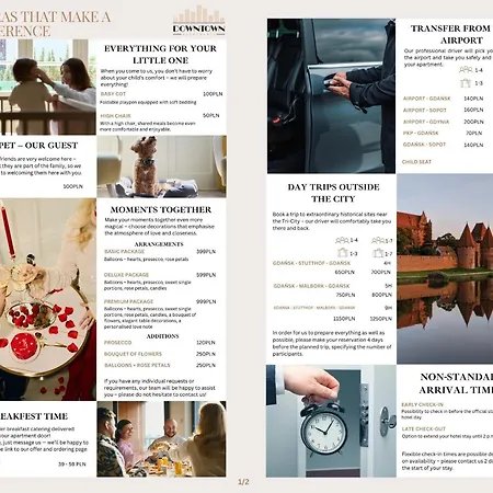 Dwie Motlawy Riverside & Center By Downtown 公寓式酒店 3*